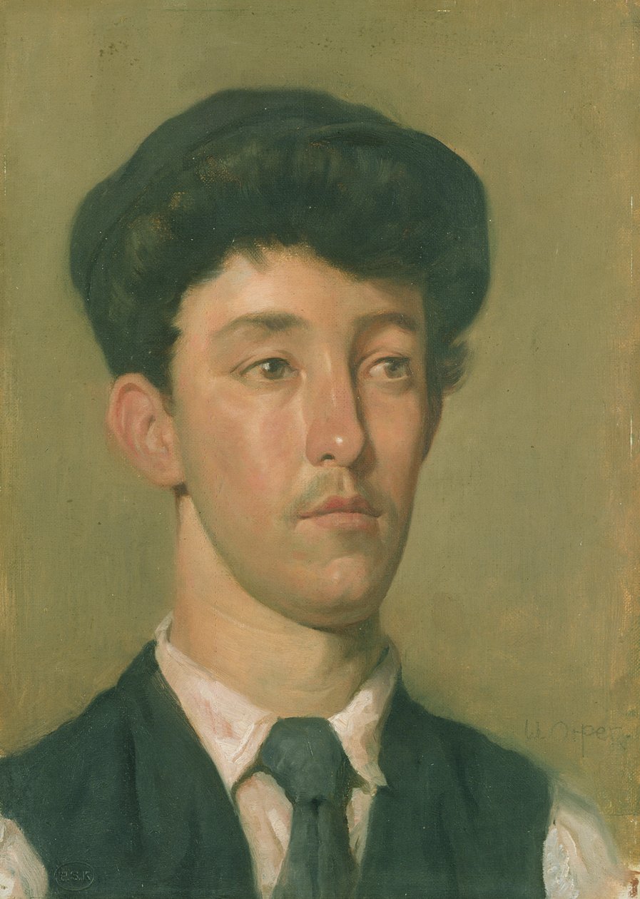 Portret van een jongeling door William Orpen