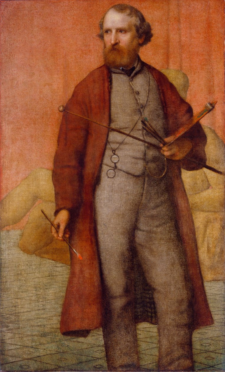 Zelfportret, ca. 1860 door William Page