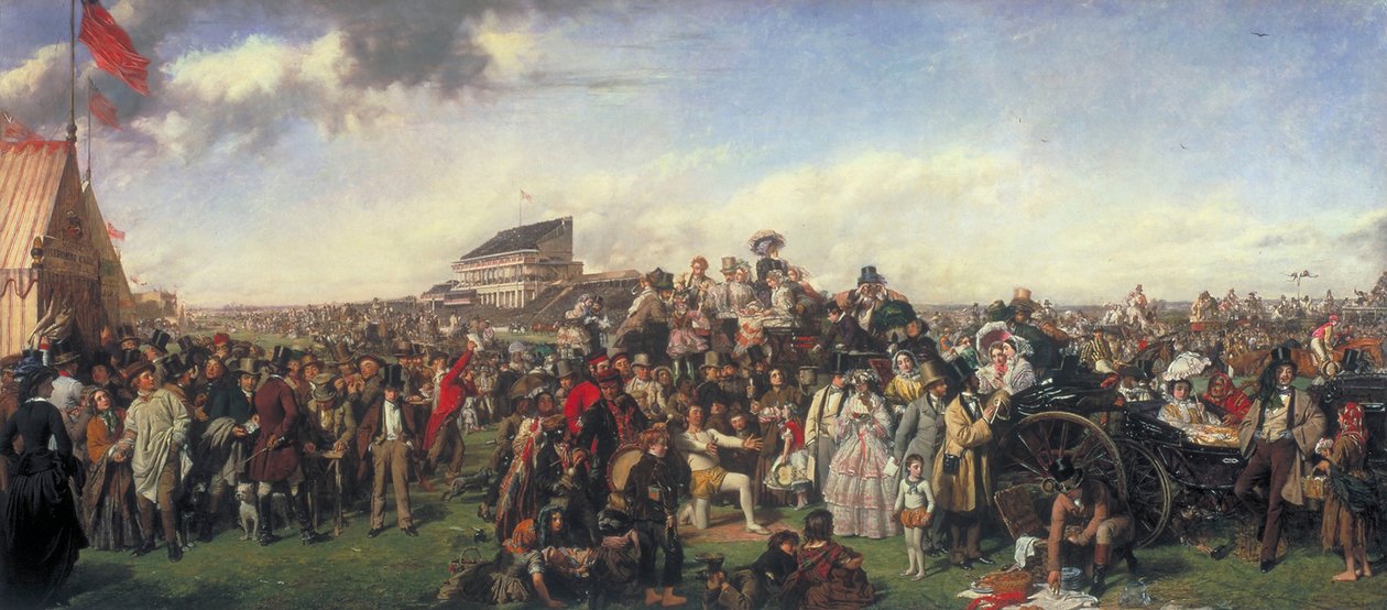 De Derby-dag door William Powell Frith