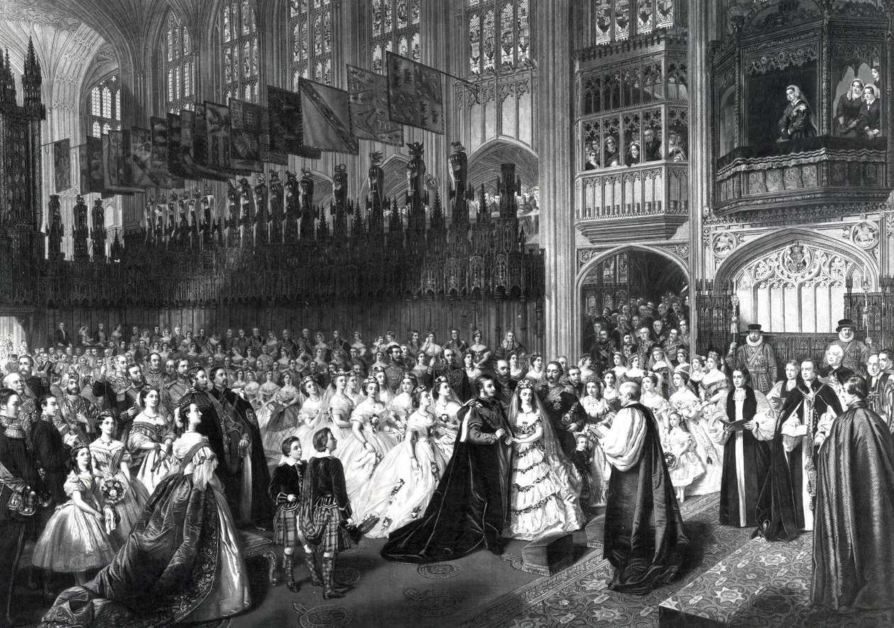 Het Huwelijk van de Prins van Wales op 10 maart 1863 door William Powell Frith