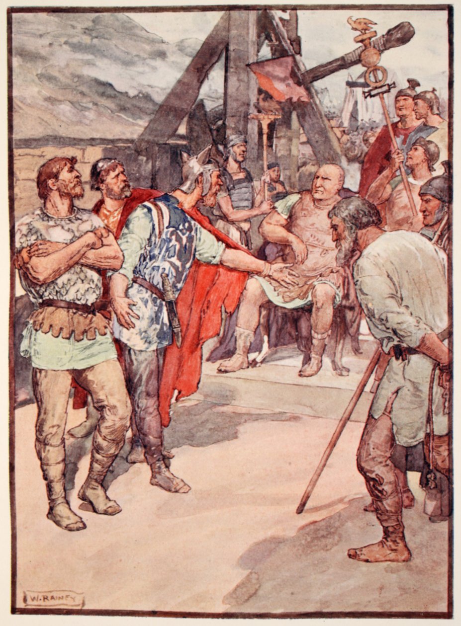 Marius en de Ambassadeurs van de Cimbri, illustratie uit 