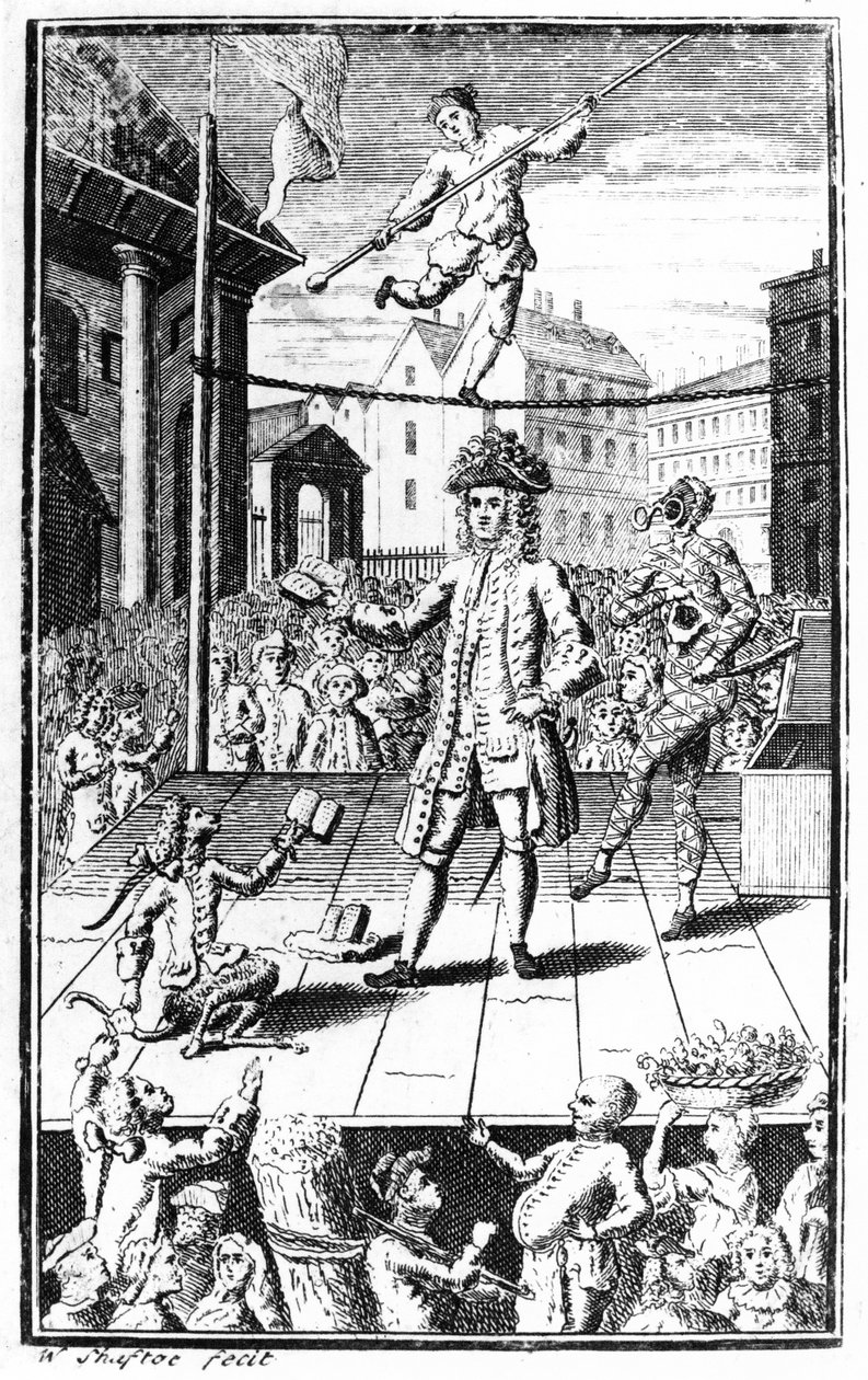 Satire van Dr. Rock, c.1740 door William Shaftoe