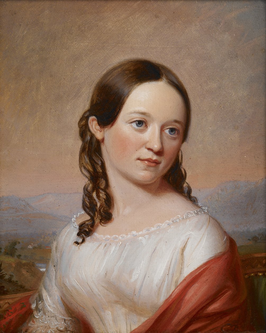 Portret van Julia Ann Seabury, 1846 door William Sidney Mount