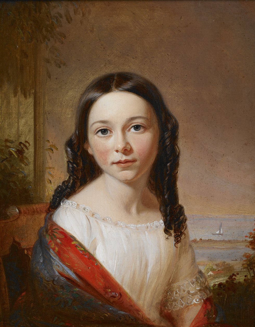 Portret van Maria Seabury, 1846 door William Sidney Mount