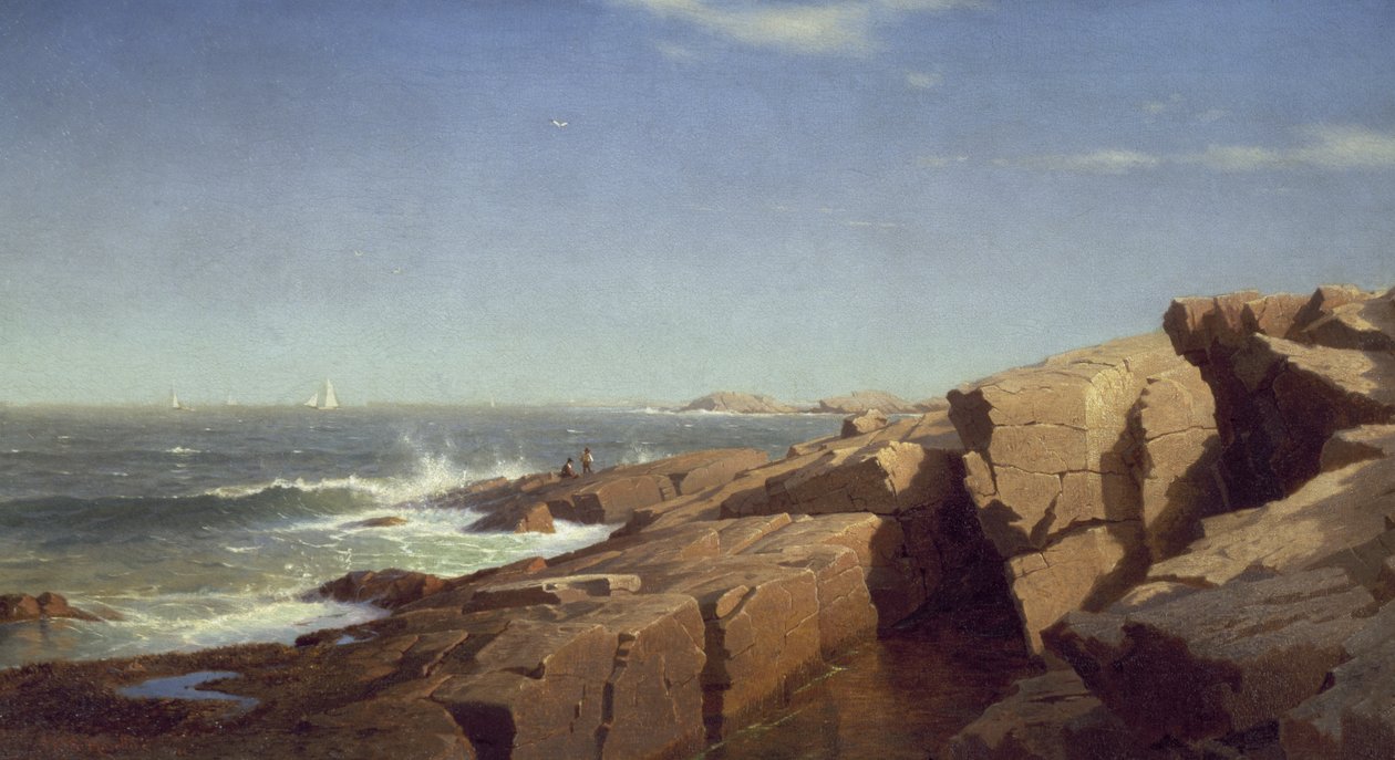 Rotsen bij Nahant door William Stanley Haseltine