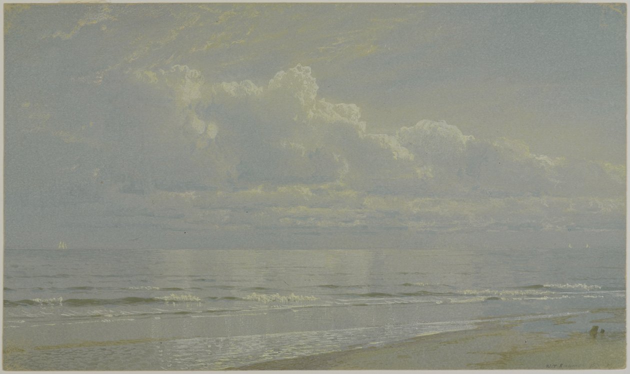 Onweerswolken op Zee: De Parel, 1871 door William Trost Richards