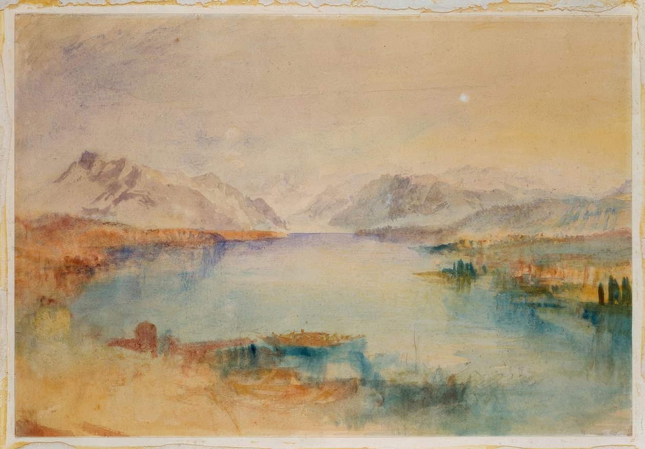 De Rigi, Meer van Luzern door Joseph Mallord William Turner