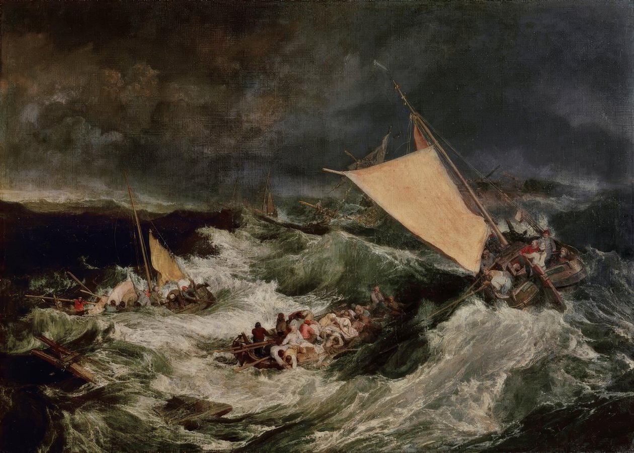 Het schipbreuk door Joseph Mallord William Turner