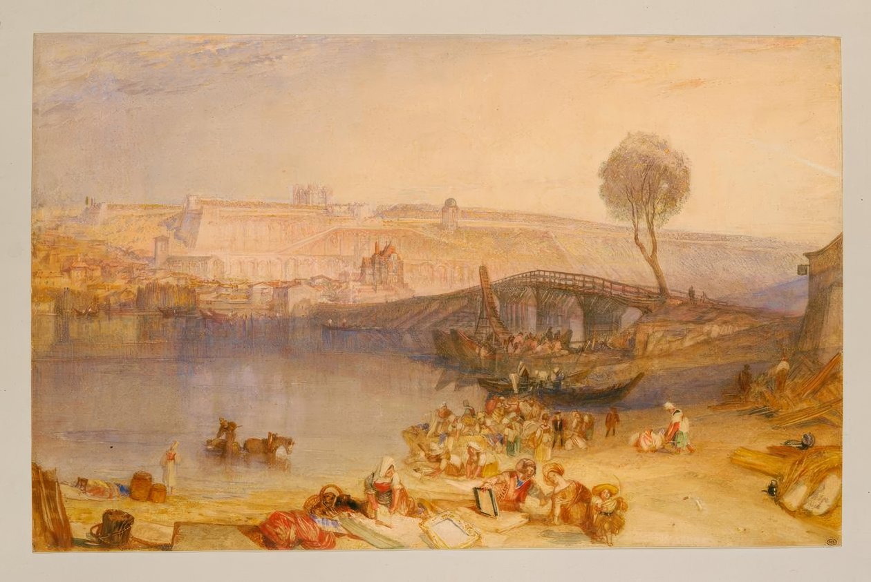 Uitzicht op het kasteel van St. Germain-en-Laye door Joseph Mallord William Turner