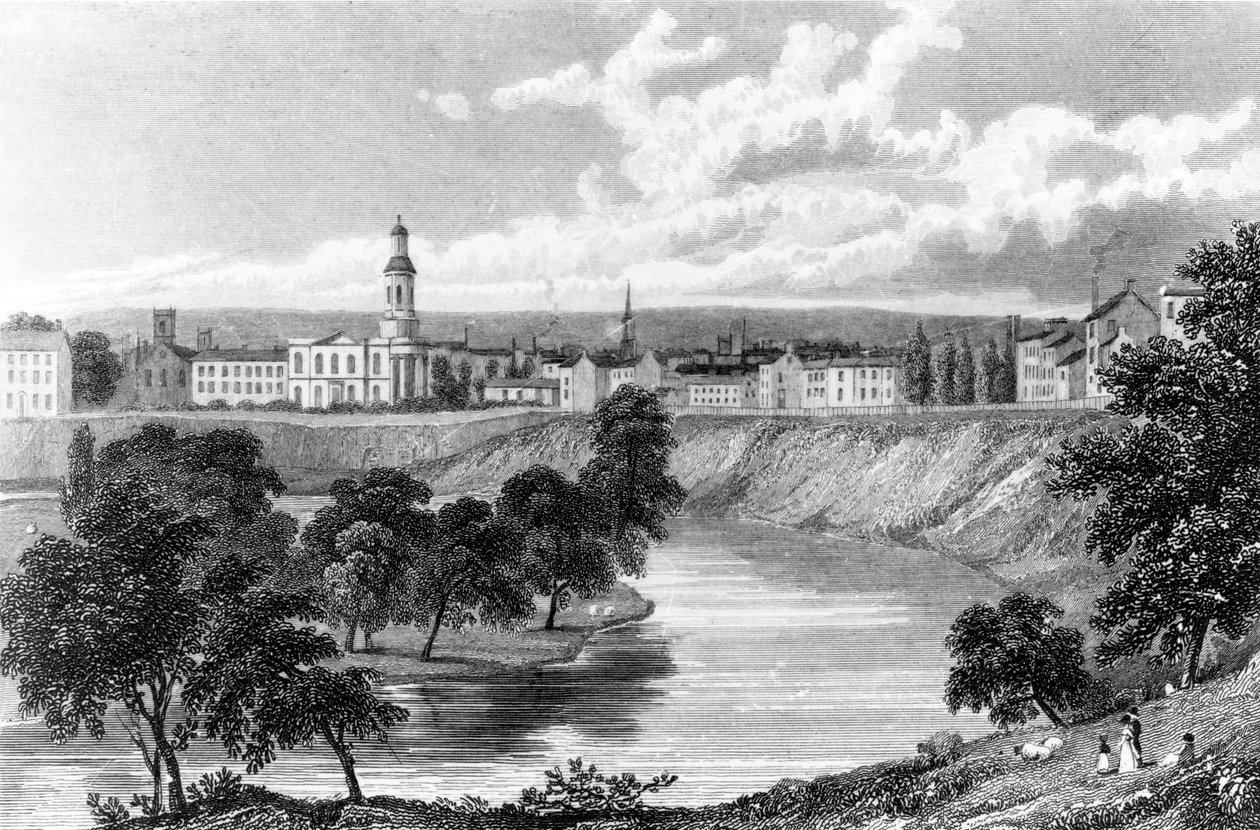 Salford vanaf de Crescent, uit 