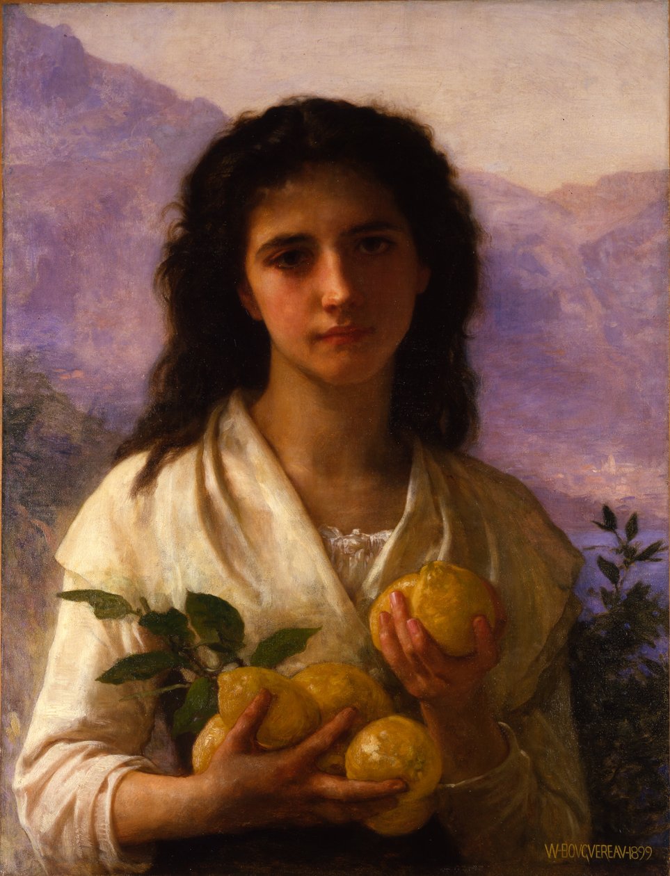 Meisje met Citroenen door William-Adolphe Bouguereau