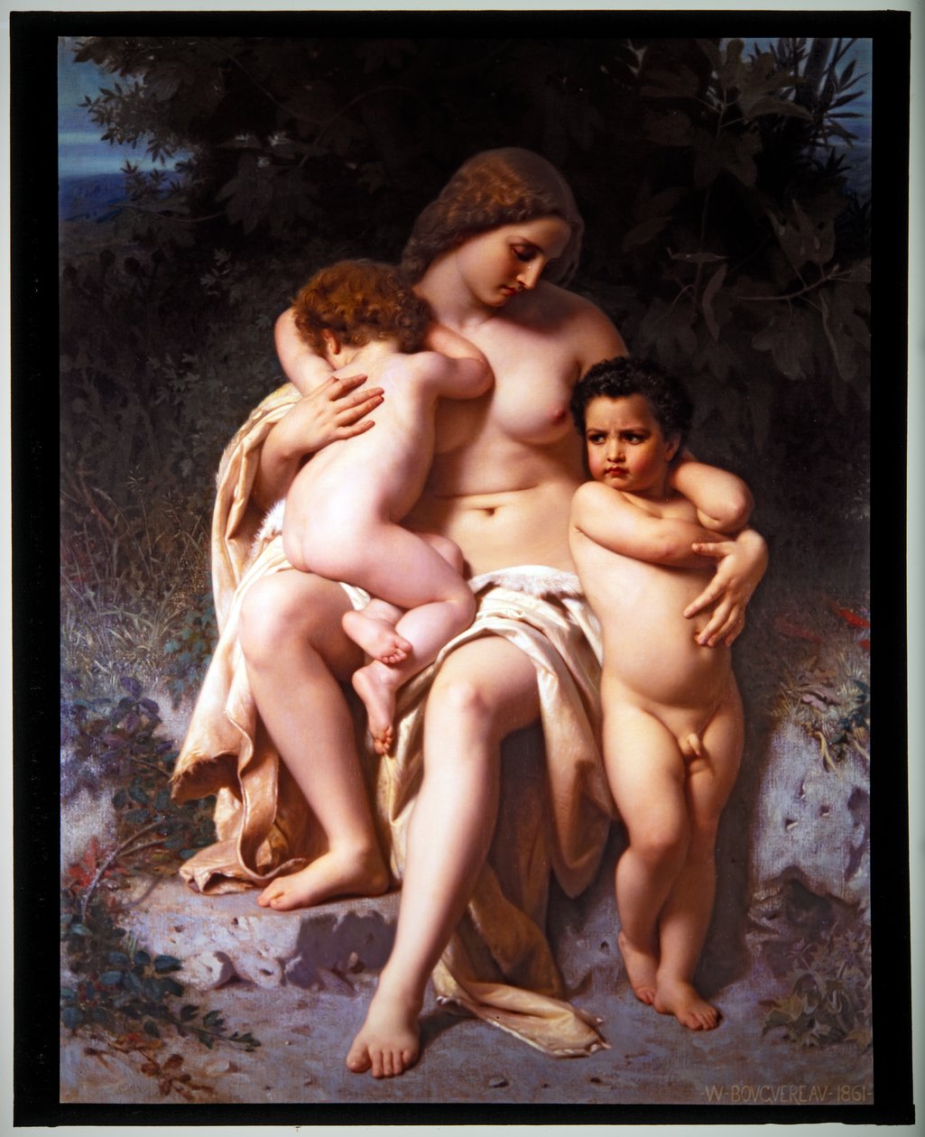 De Eerste Onenigheid door William Adolphe Bouguereau