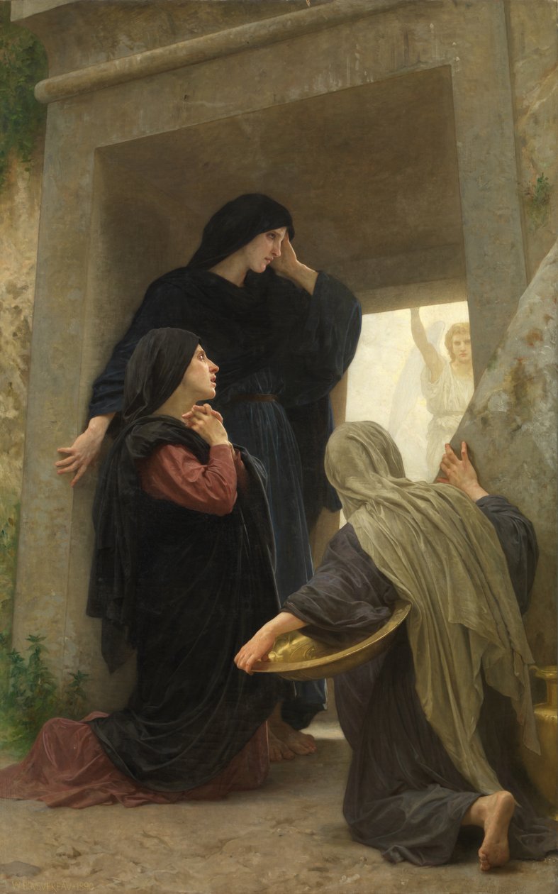 De heilige vrouwen bij het graf van Christus door William Adolphe Bouguereau
