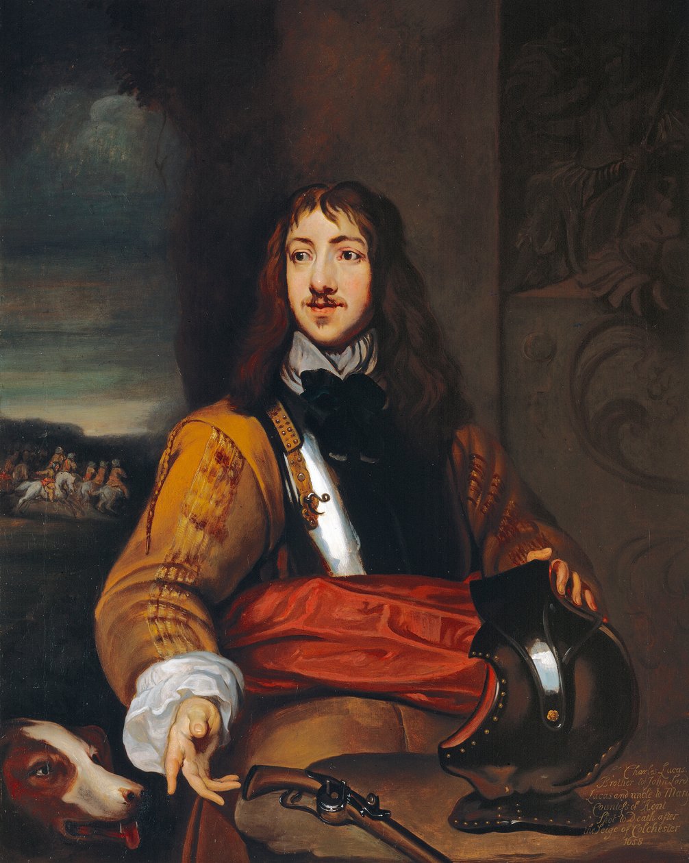 Kolonel Richard Neville of Sir Charles Lucas (1615-76) c. 1643 door William (after) Dobson