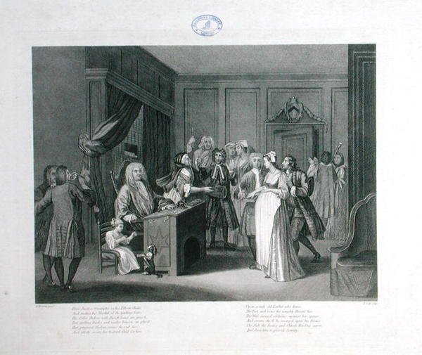 Gerechtigheid triomfeert, gegraveerd door Thomas Cook (1744-1818) door William (after) Hogarth