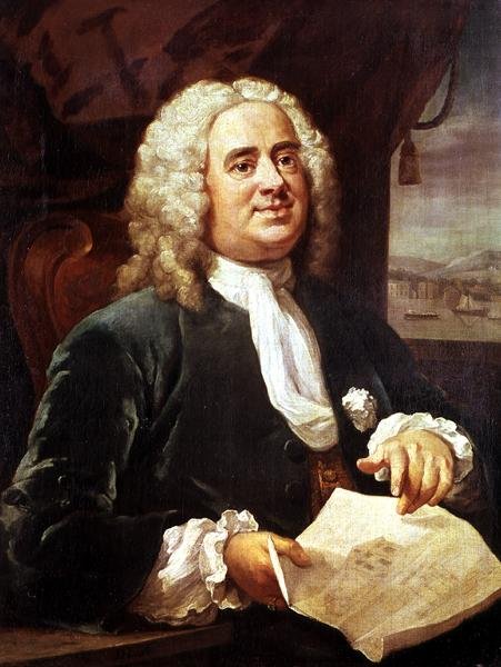 Portret van Daniel Locke (c.1682-1754) door William (after) Hogarth