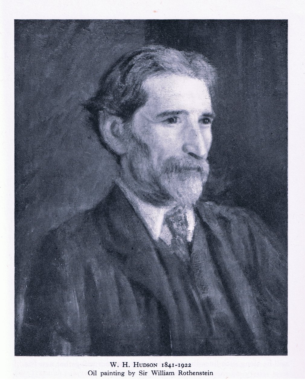 Portret van W. H. Hudson door William (after) Rothenstein