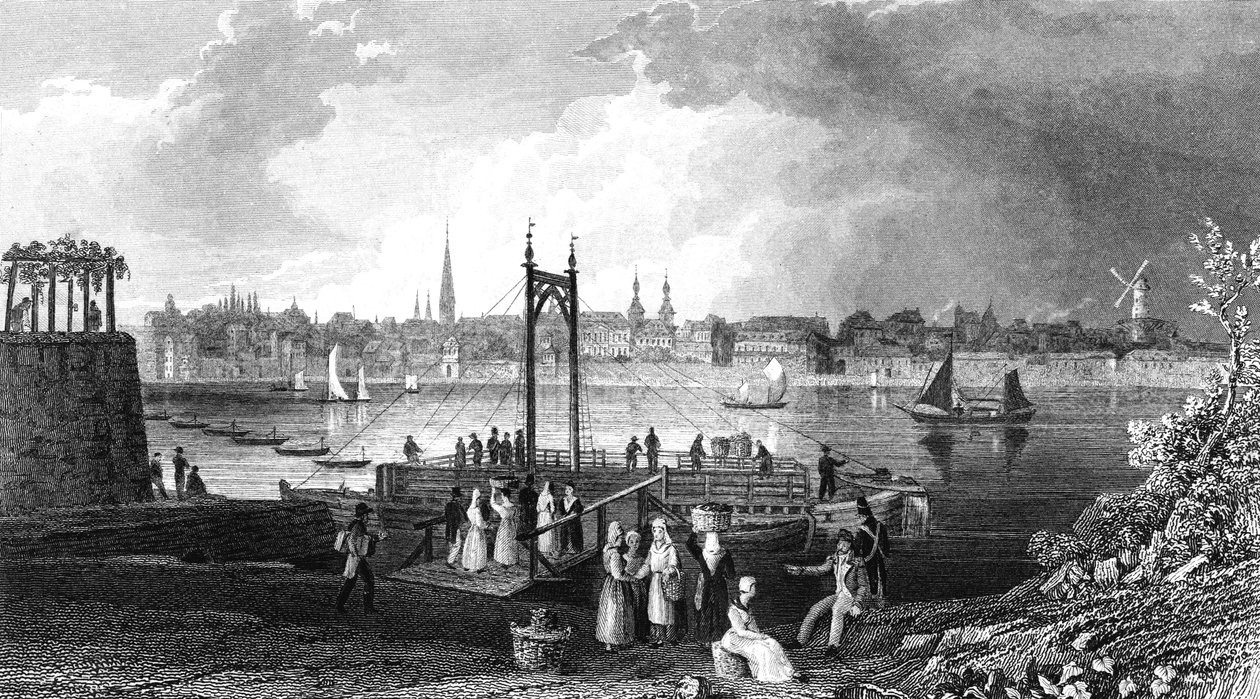 BONN, Duitsland door William (after) Tombleson