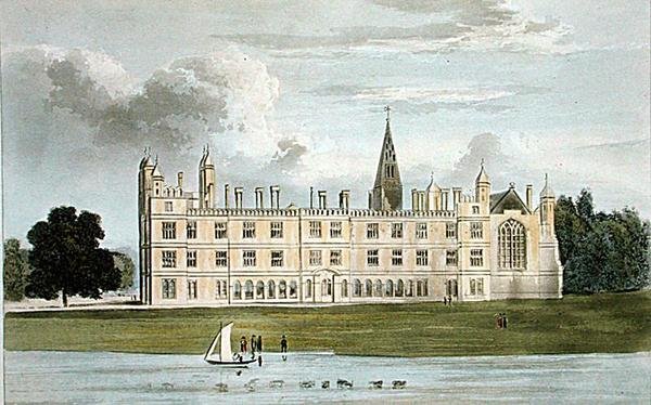 Burghley House, uit Ackermann