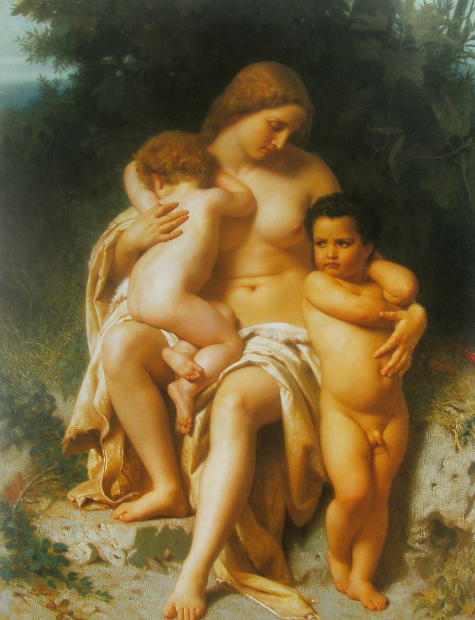 Frans:  Première discorde De eerste ruzie door William Adolphe Bouguereau