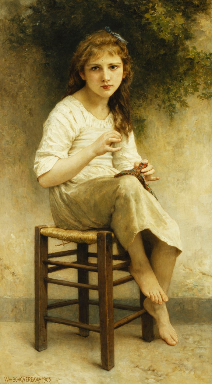 Lui gedachten door William Adolphe Bouguereau