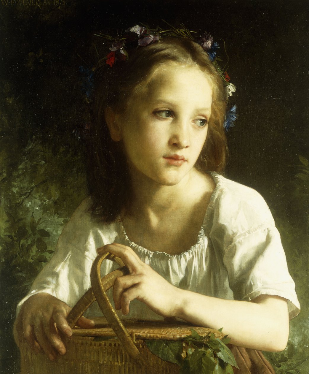 La Petite Ophelie door William-Adolphe Bouguereau