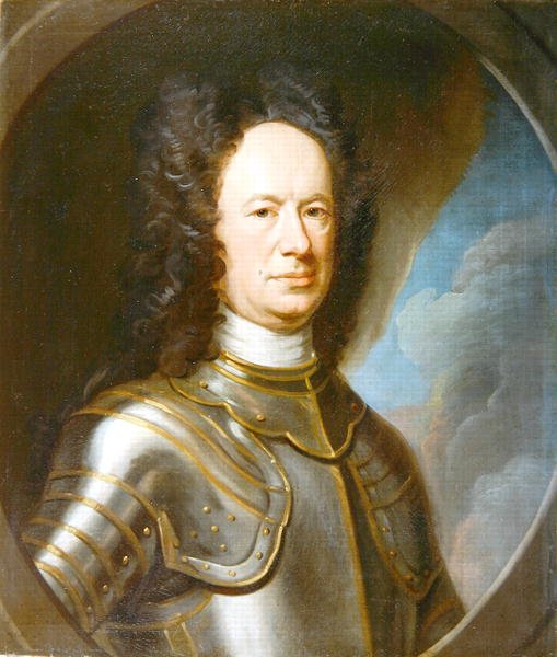 Portret van Kolonel Alexander Campbell van Finab (b.1669) 1715 door William Aikman