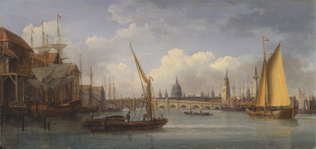 Londen Brug, met St. Paul