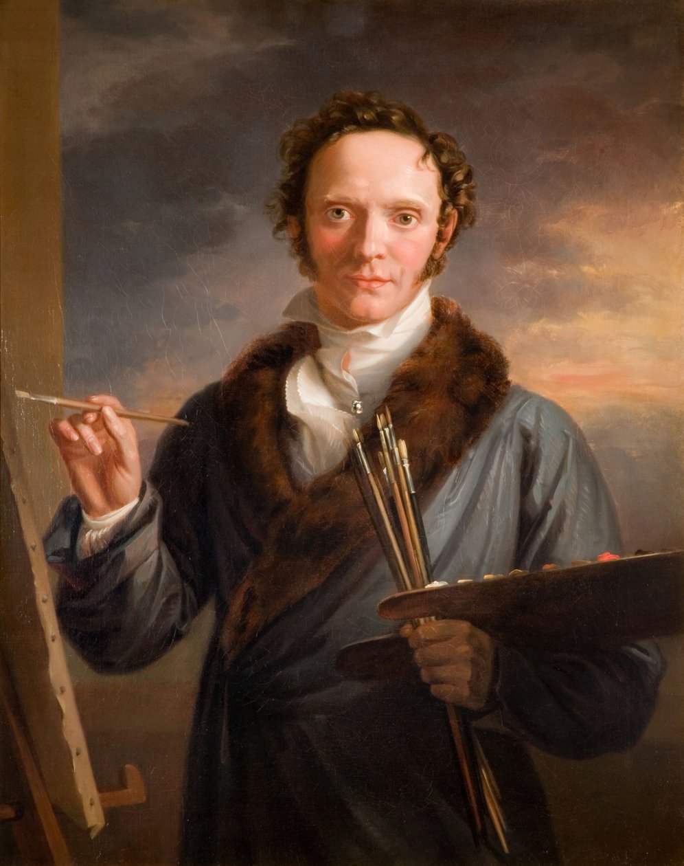Portret van de Kunstenaar Zelfportret, 1813-14 door William Armfield Hobday