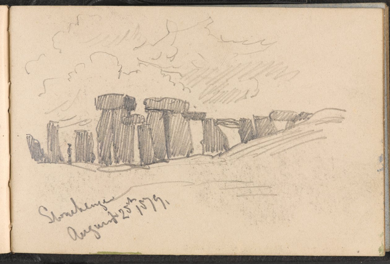 ?Stonehenge, 25 augustus 1879? door William Barnes Wollen
