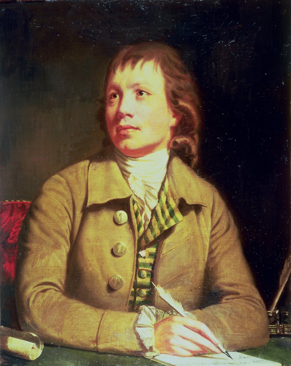 Halflang portret van een heer door William Beechey