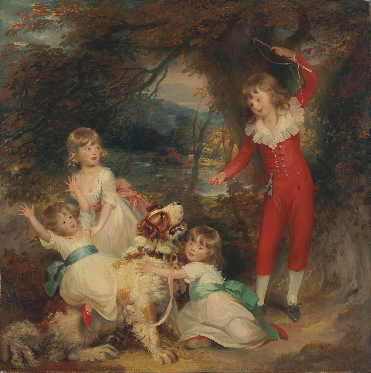 De Dashwood-kinderen door William Beechey