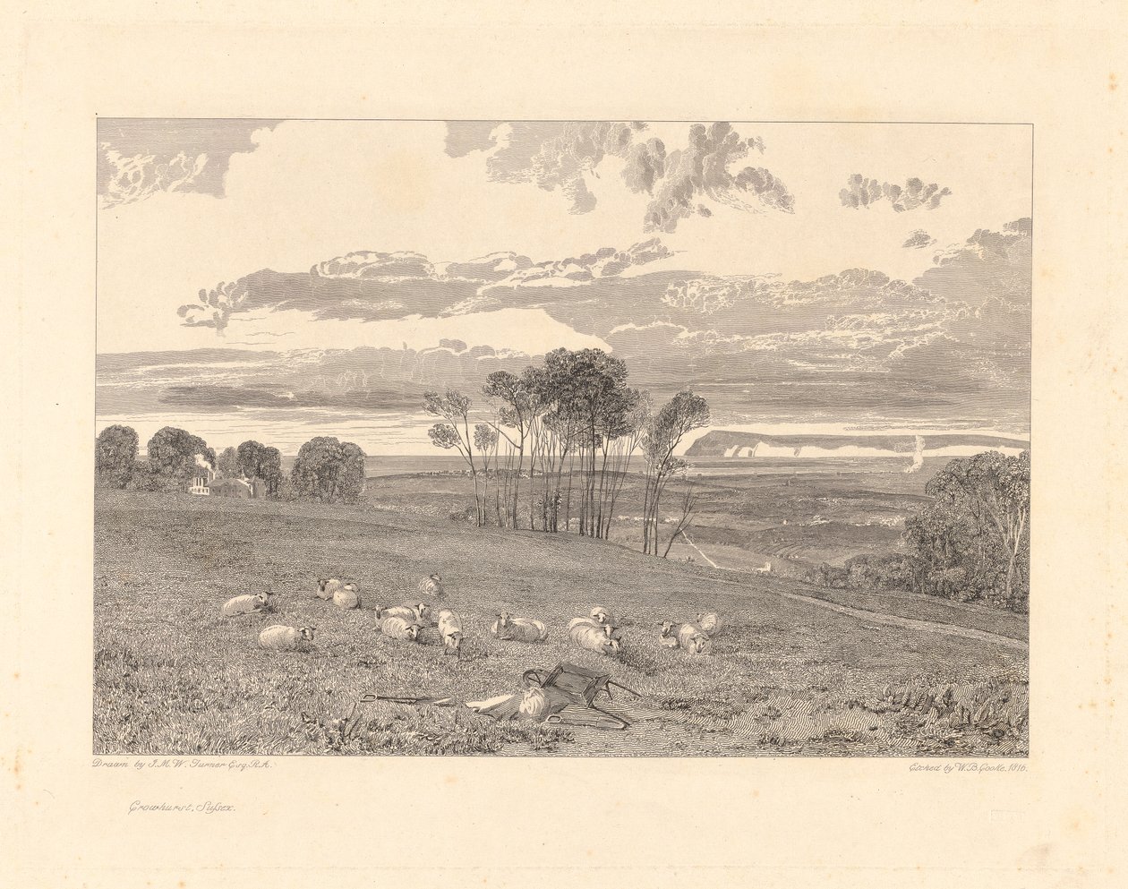Crowhurst, Sussex door William Bernard Cooke