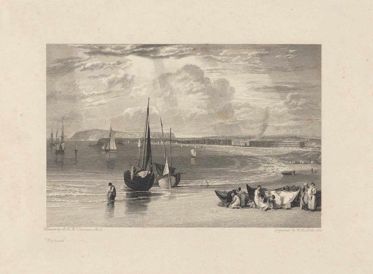 Weymouth, Dorset door William Bernard Cooke