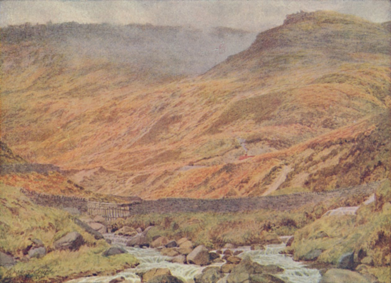 Een uitzicht in de Pennines, 1910 door William Biscombe Gardner