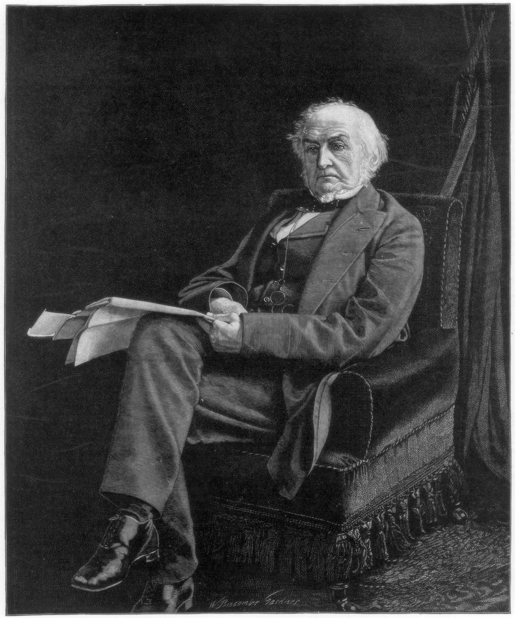 William Ewart Gladstone, Brits liberaal staatsman en premier, 1894 door William Biscombe Gardner