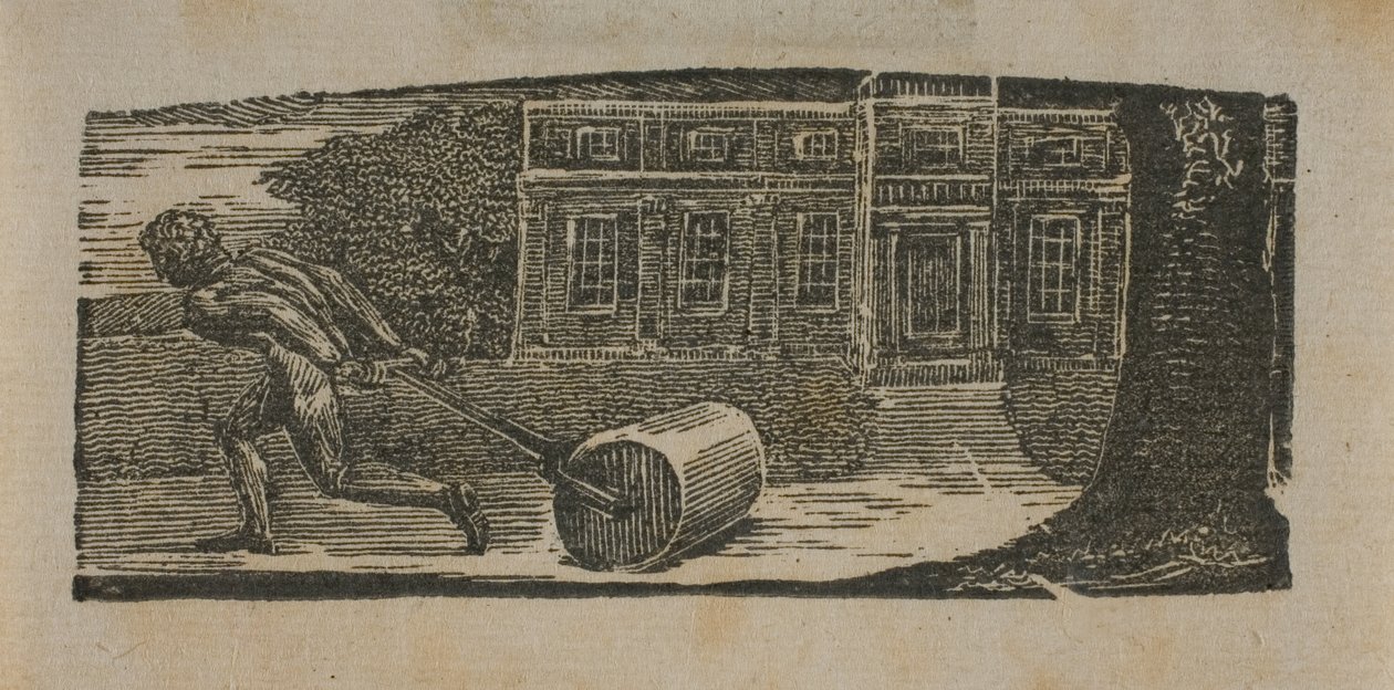 Een rollende steen is altijd kaal van mos, uit De pastoralen van Vergilius door William Blake