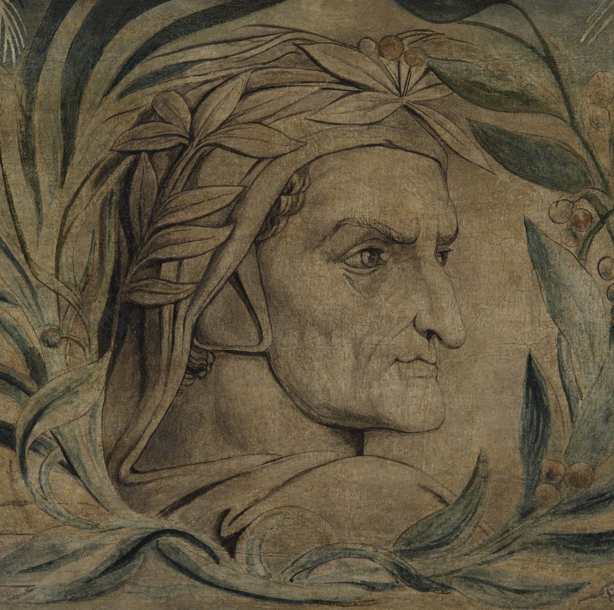 Dante Alighieri, c.1800-03 door William Blake