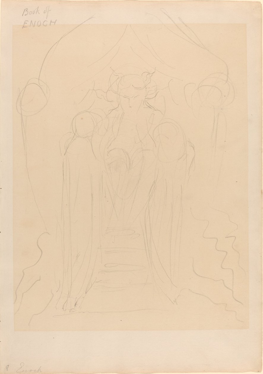 Henoch voor de Grote Glorie door William Blake