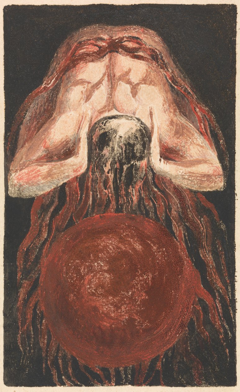 Het Eerste Boek van Urizen, Plaat 16 (Bentley 17) door William Blake