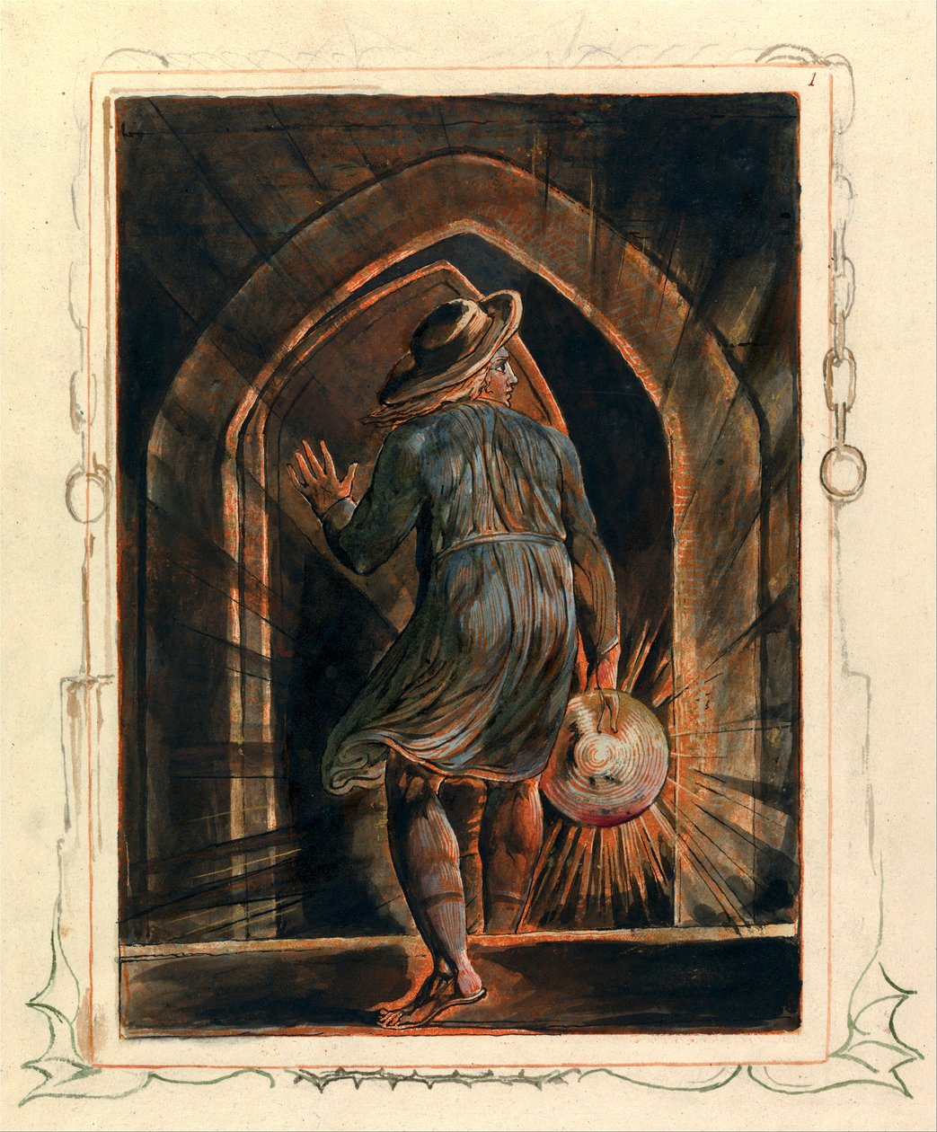 Jeruzalem, Plaat 1, Frontispice door William Blake