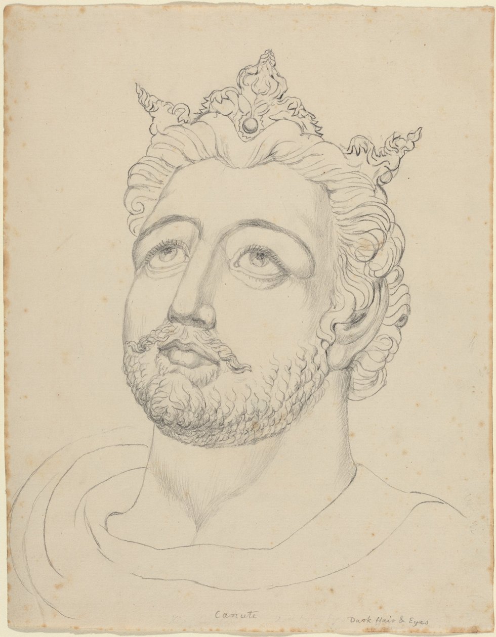 Koning Knoet door William Blake