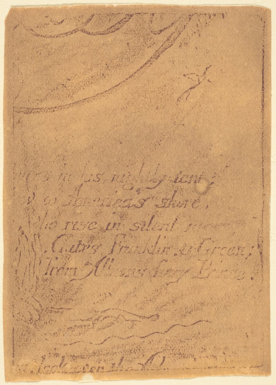 Neudruck von Fragment einer stornierten Platte für "Eine Prophezeiung" door William Blake