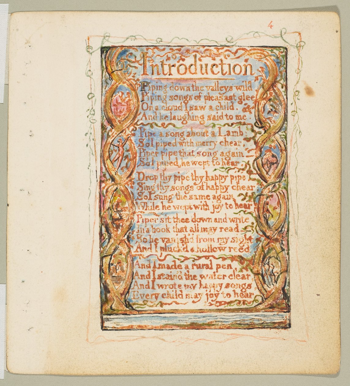 Songs of Innocence: Einleitung door William Blake