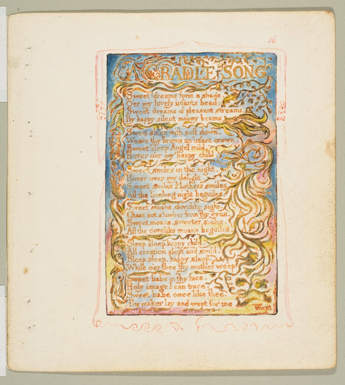 Liederen van onschuld en ervaring: Een wiegelied door William Blake