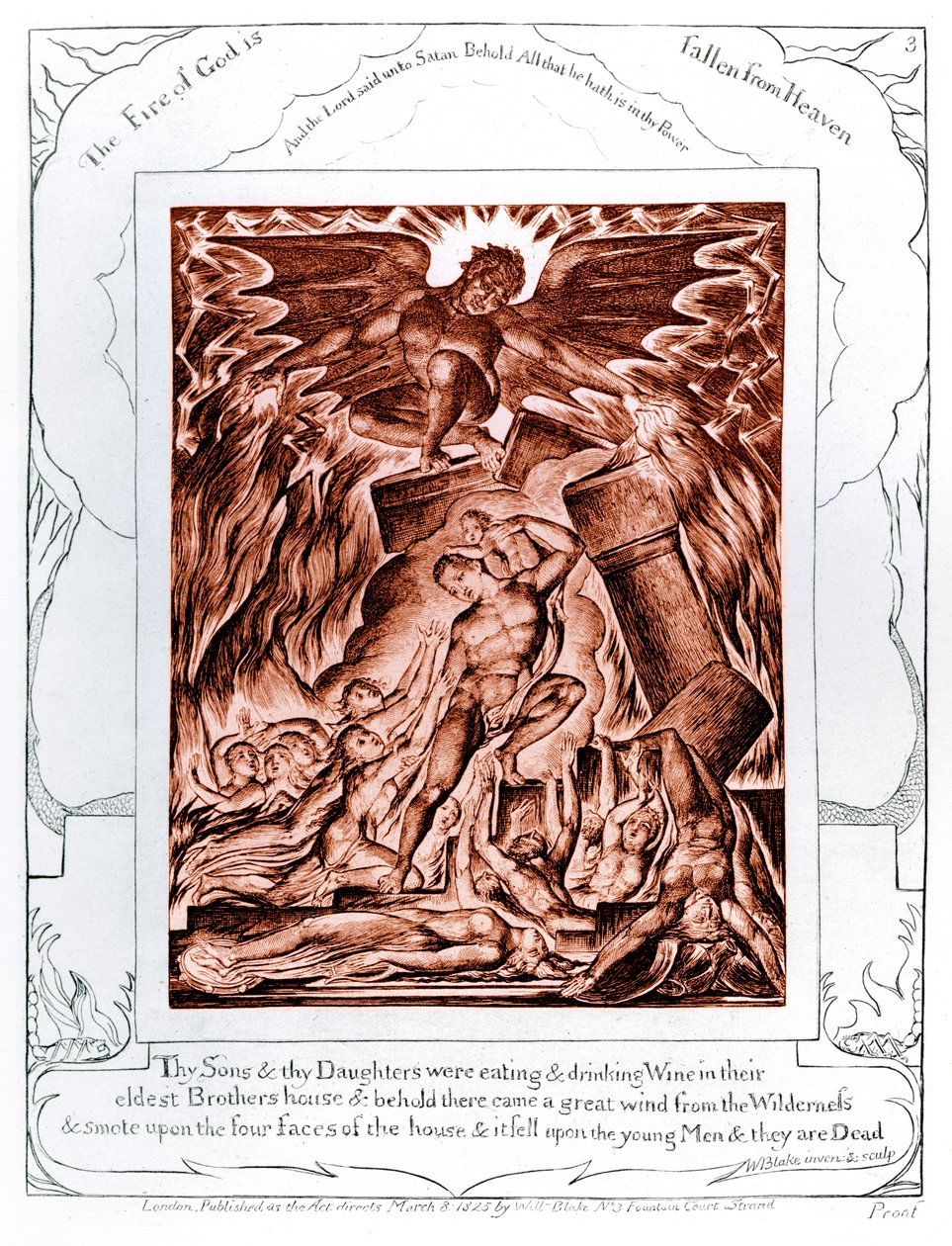 Het Boek Job illustraties door William Blake door William Blake