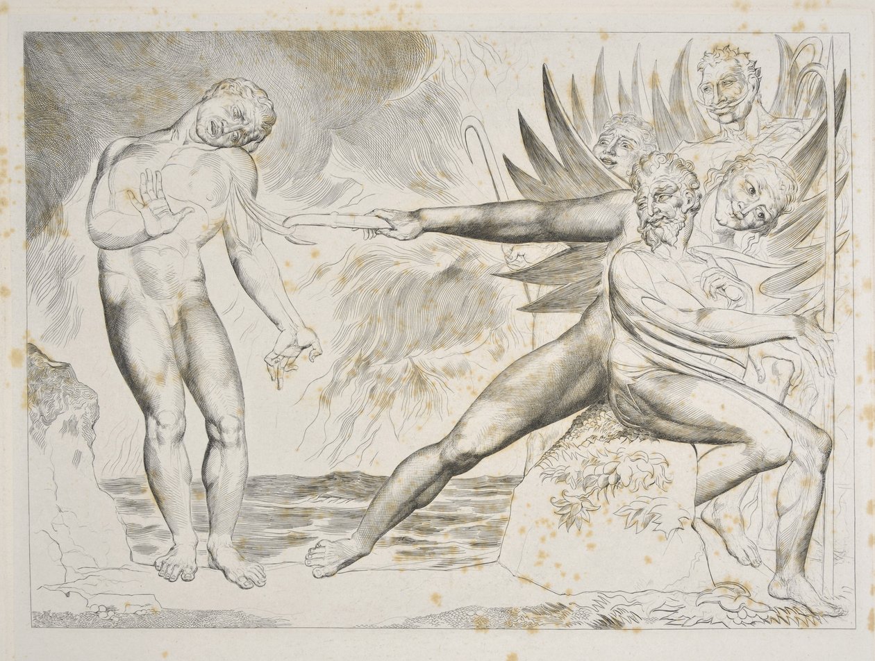 De Cirkel van de Corrupte Ambtenaren: De Duivels martelen Ciampolo, Inferno, Canto XXII, illustratie bij de 