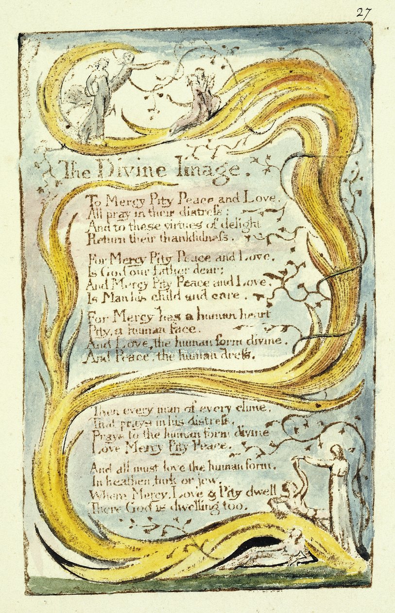 Het goddelijke beeld, 1789 door William Blake