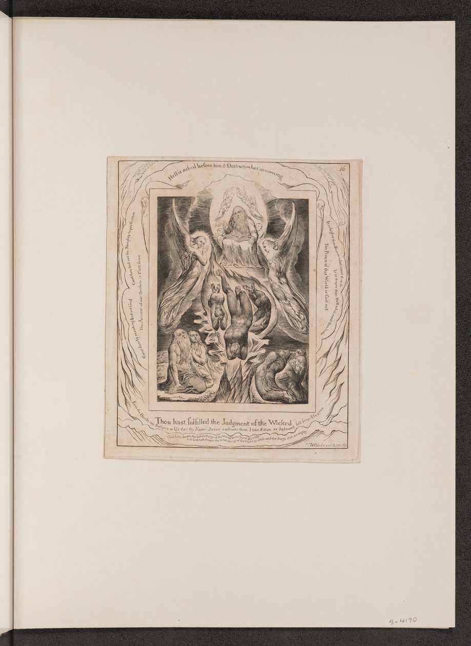 De Val van Satan door William Blake