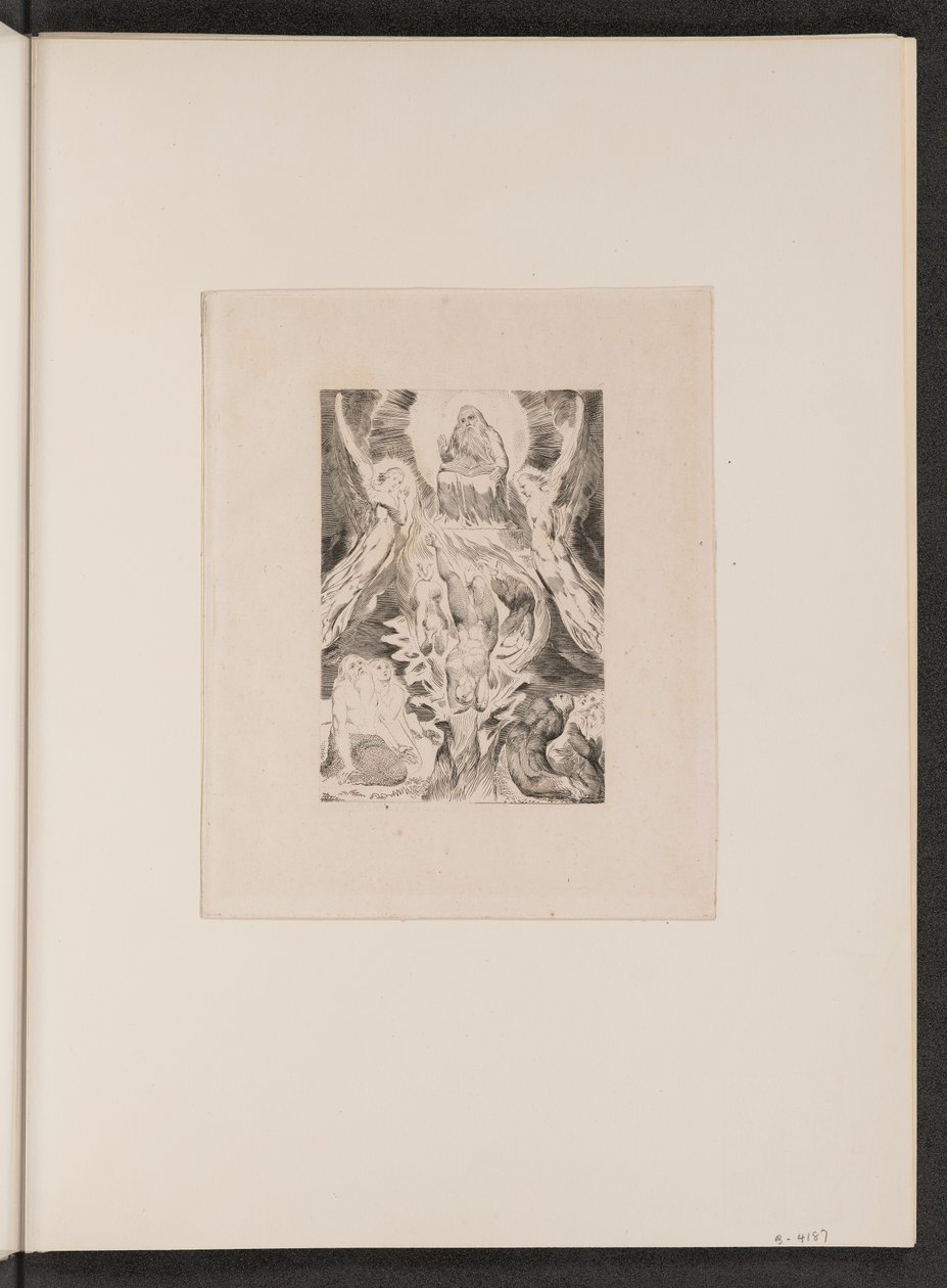 De Val van Satan door William Blake